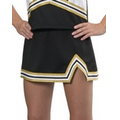Girls A-Line Cheer Skirt w/ V-Notch